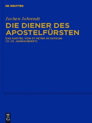 cover image of Die Diener des Apostelfürsten